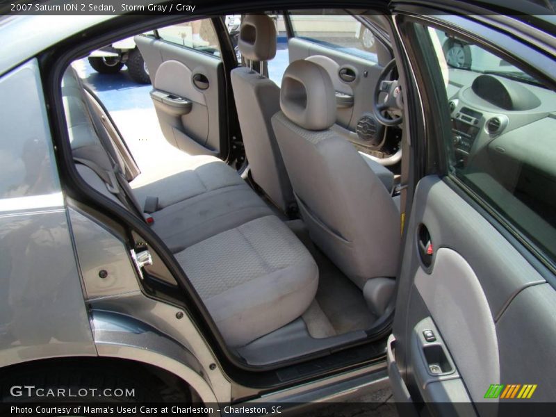 Storm Gray / Gray 2007 Saturn ION 2 Sedan