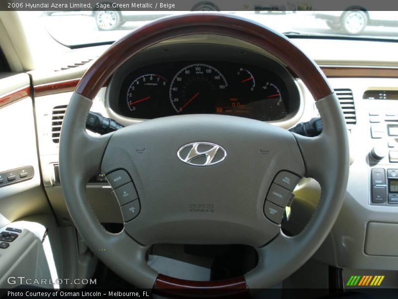 Sage Green Metallic / Beige 2006 Hyundai Azera Limited