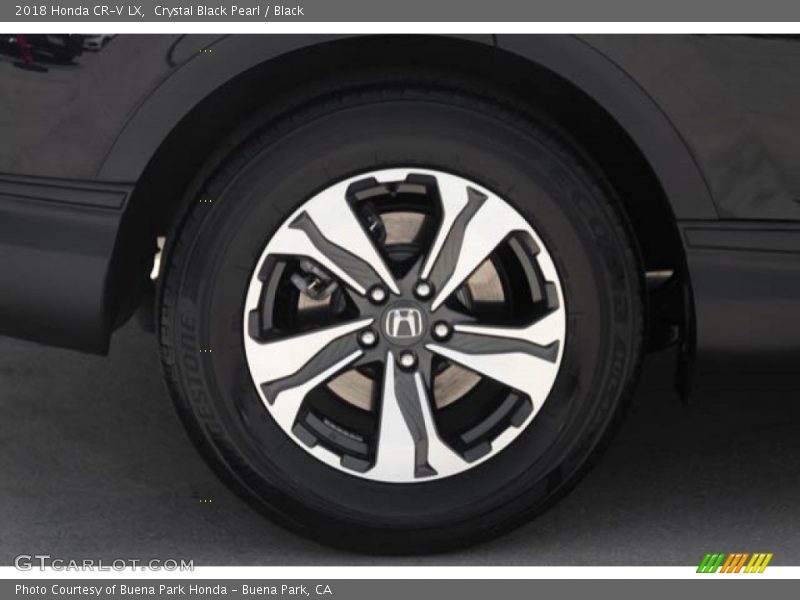 Crystal Black Pearl / Black 2018 Honda CR-V LX