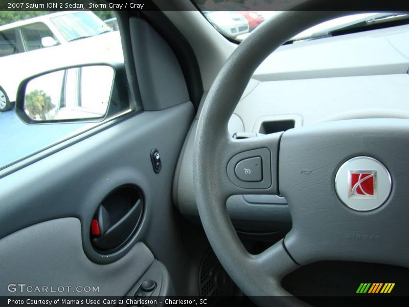 Storm Gray / Gray 2007 Saturn ION 2 Sedan