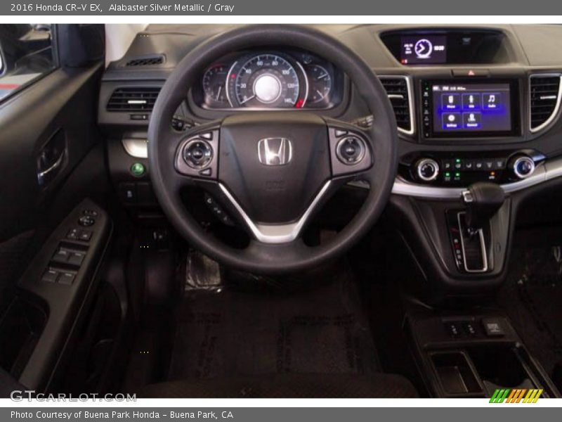 Alabaster Silver Metallic / Gray 2016 Honda CR-V EX