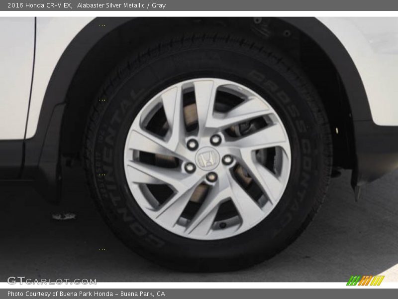 Alabaster Silver Metallic / Gray 2016 Honda CR-V EX