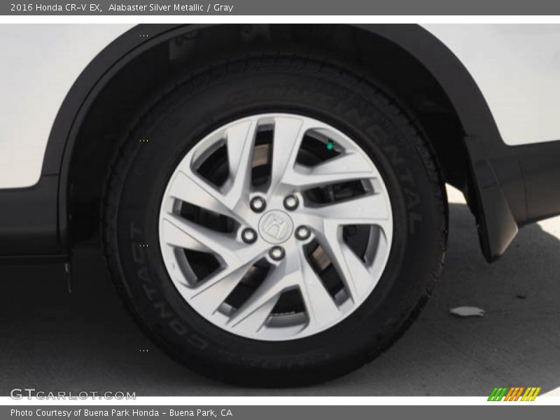 Alabaster Silver Metallic / Gray 2016 Honda CR-V EX