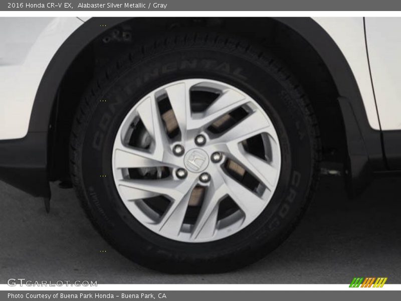 Alabaster Silver Metallic / Gray 2016 Honda CR-V EX