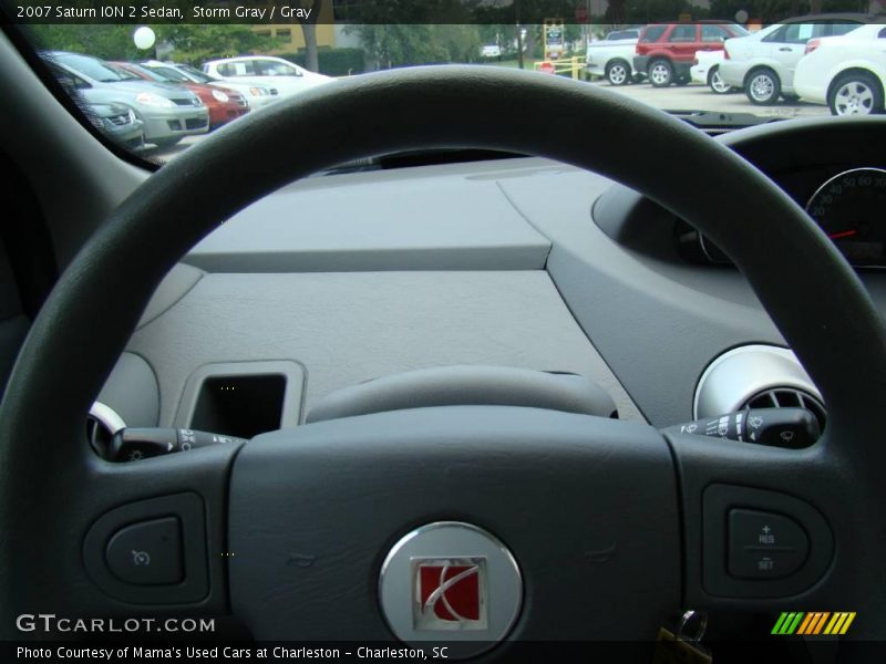 Storm Gray / Gray 2007 Saturn ION 2 Sedan