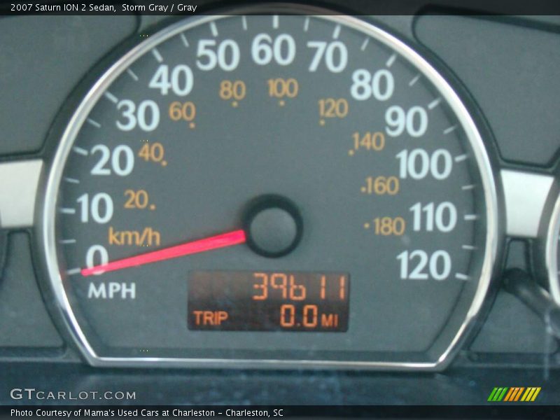 Storm Gray / Gray 2007 Saturn ION 2 Sedan