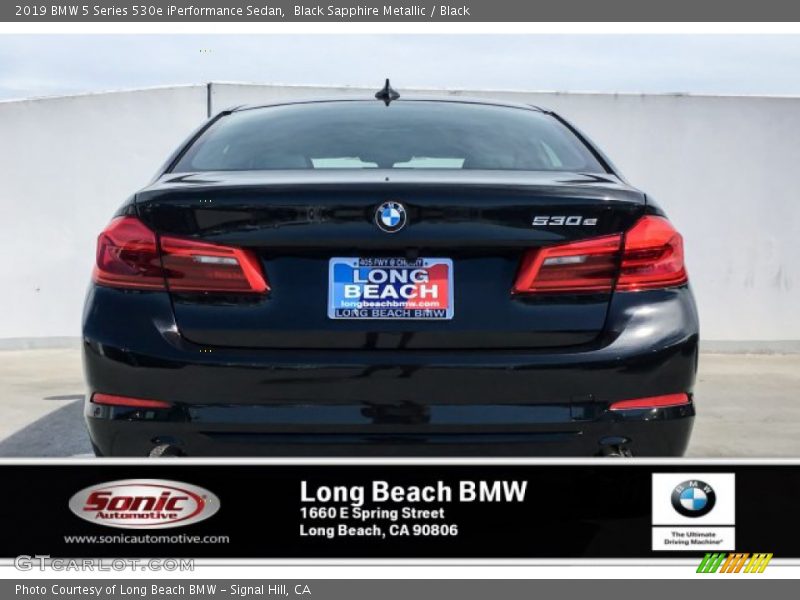 Black Sapphire Metallic / Black 2019 BMW 5 Series 530e iPerformance Sedan