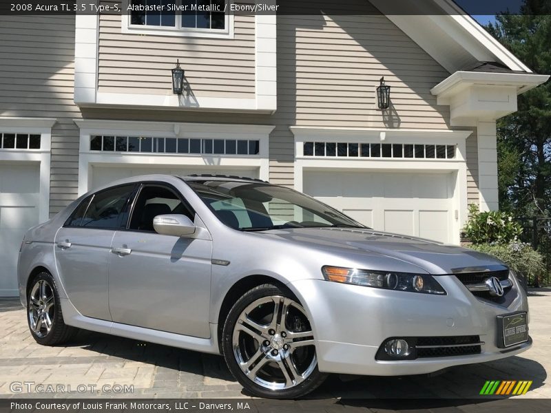 Alabaster Silver Metallic / Ebony/Silver 2008 Acura TL 3.5 Type-S