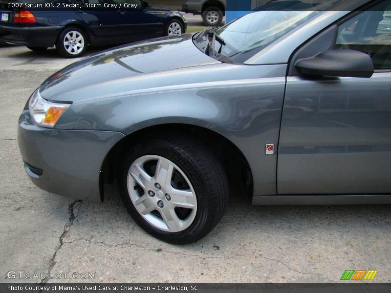 Storm Gray / Gray 2007 Saturn ION 2 Sedan