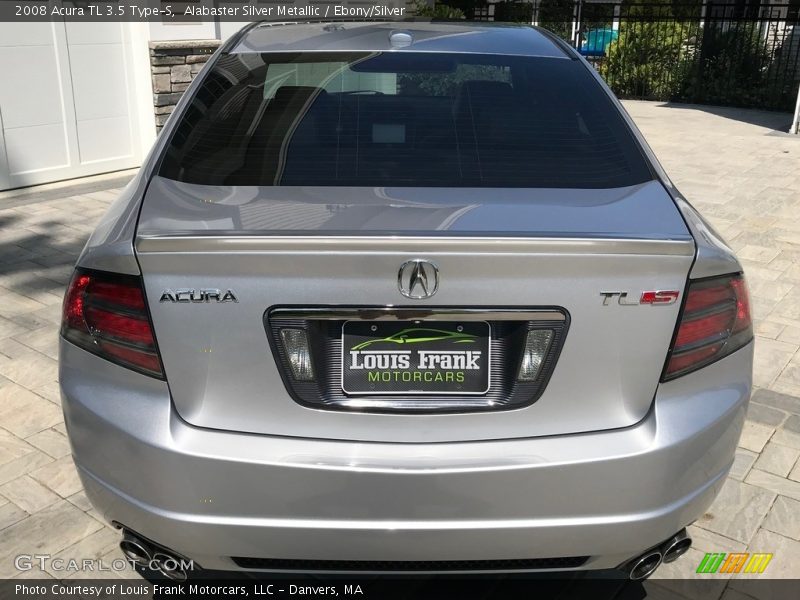 Alabaster Silver Metallic / Ebony/Silver 2008 Acura TL 3.5 Type-S