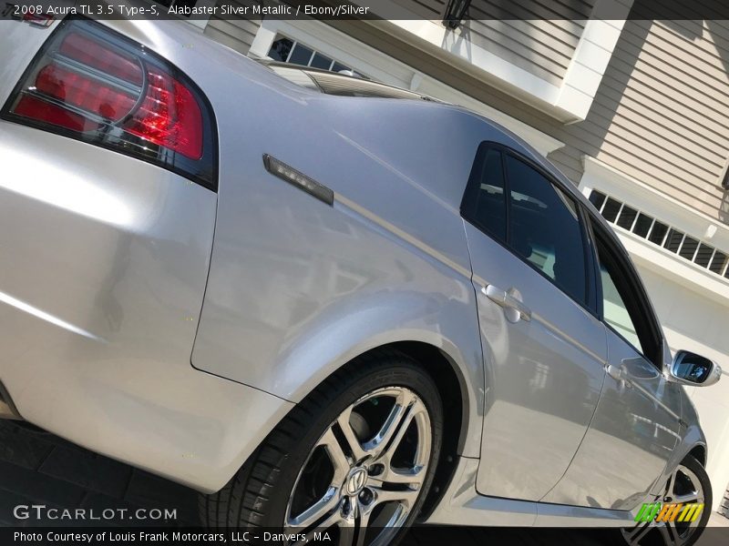 Alabaster Silver Metallic / Ebony/Silver 2008 Acura TL 3.5 Type-S