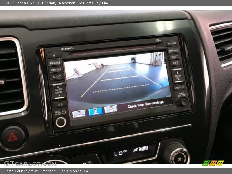 Alabaster Silver Metallic / Black 2013 Honda Civic EX-L Sedan