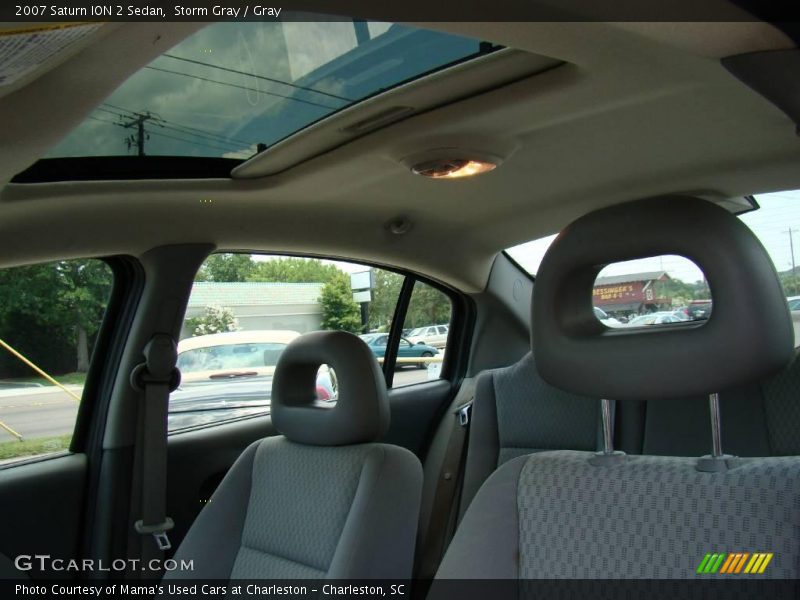 Storm Gray / Gray 2007 Saturn ION 2 Sedan
