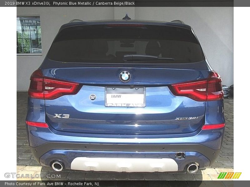 Phytonic Blue Metallic / Canberra Beige/Black 2019 BMW X3 xDrive30i