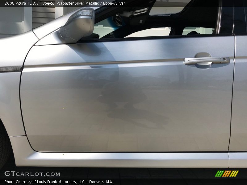 Alabaster Silver Metallic / Ebony/Silver 2008 Acura TL 3.5 Type-S