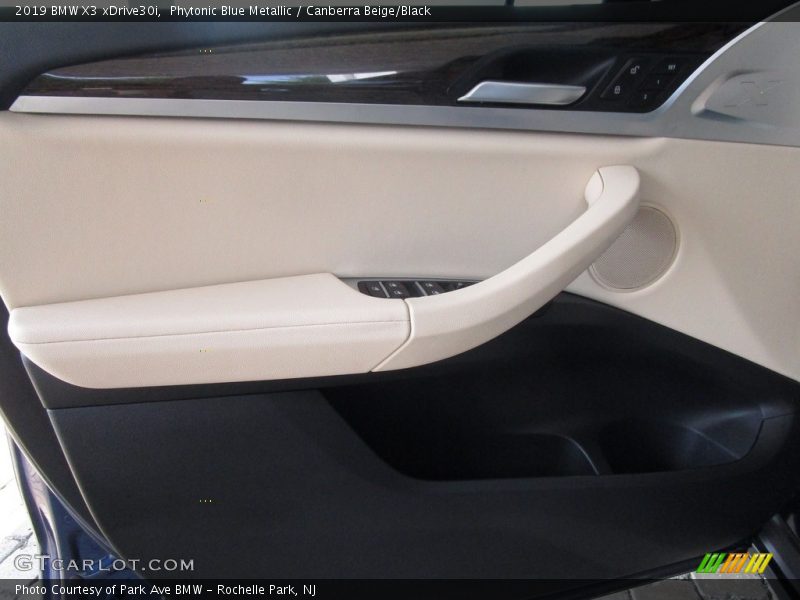 Phytonic Blue Metallic / Canberra Beige/Black 2019 BMW X3 xDrive30i