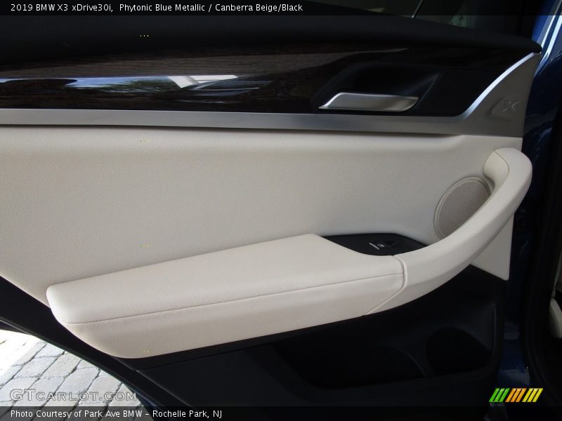 Phytonic Blue Metallic / Canberra Beige/Black 2019 BMW X3 xDrive30i