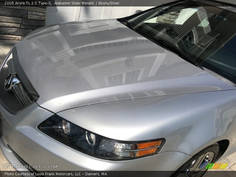 Alabaster Silver Metallic / Ebony/Silver 2008 Acura TL 3.5 Type-S