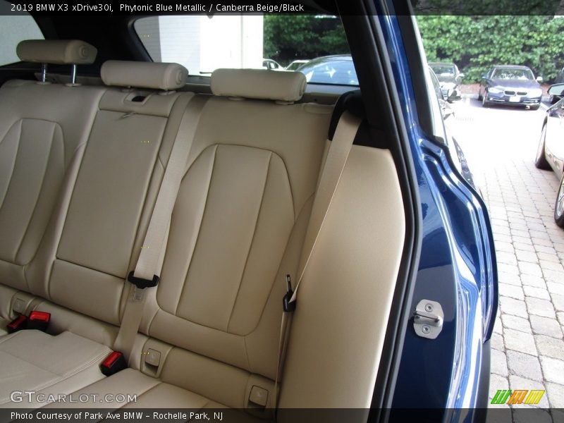 Phytonic Blue Metallic / Canberra Beige/Black 2019 BMW X3 xDrive30i