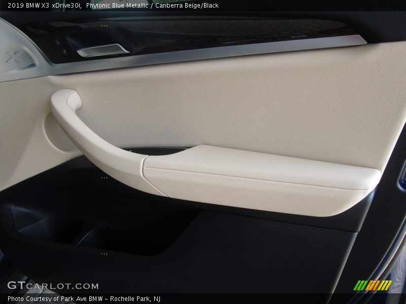 Phytonic Blue Metallic / Canberra Beige/Black 2019 BMW X3 xDrive30i