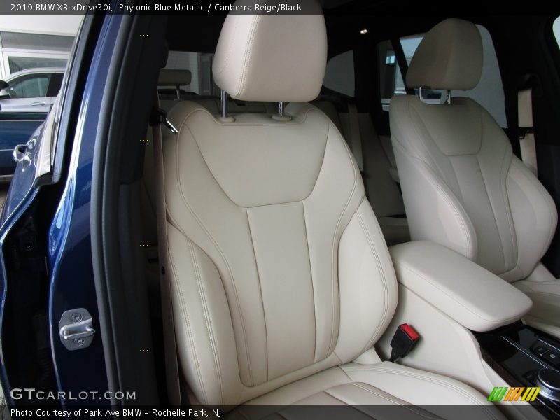 Phytonic Blue Metallic / Canberra Beige/Black 2019 BMW X3 xDrive30i