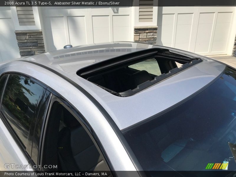 Alabaster Silver Metallic / Ebony/Silver 2008 Acura TL 3.5 Type-S