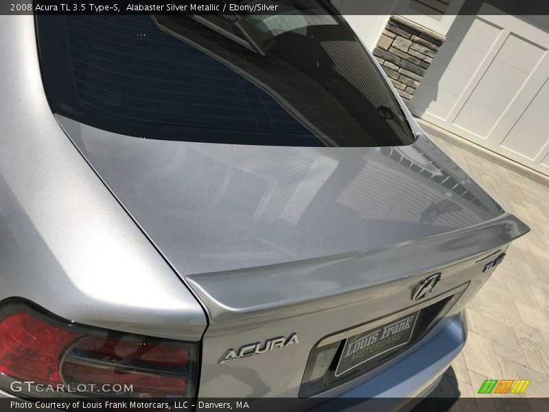 Alabaster Silver Metallic / Ebony/Silver 2008 Acura TL 3.5 Type-S
