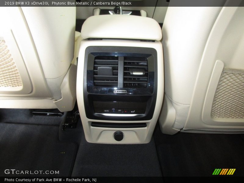 Phytonic Blue Metallic / Canberra Beige/Black 2019 BMW X3 xDrive30i