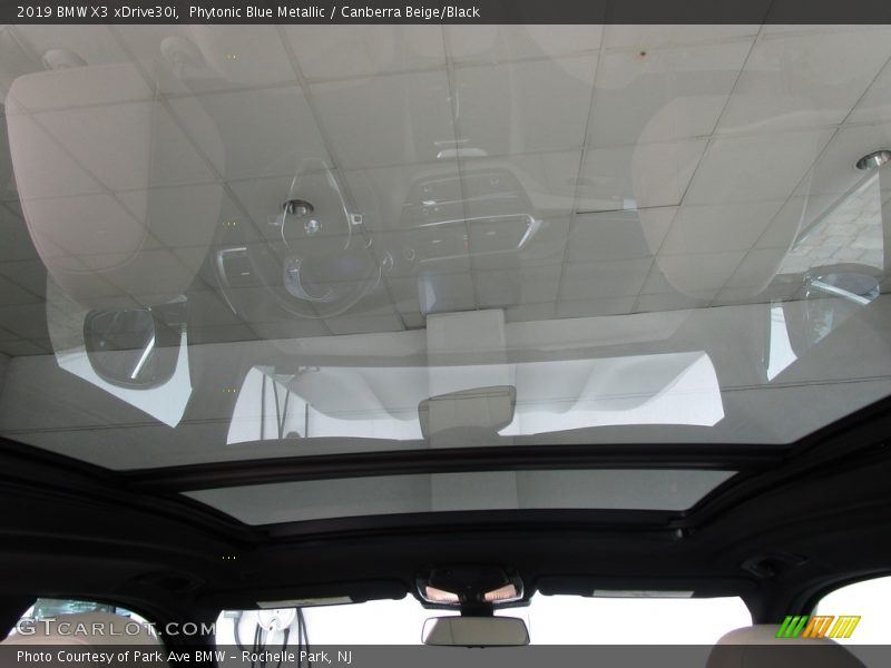 Phytonic Blue Metallic / Canberra Beige/Black 2019 BMW X3 xDrive30i