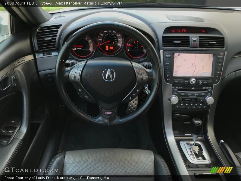 Alabaster Silver Metallic / Ebony/Silver 2008 Acura TL 3.5 Type-S