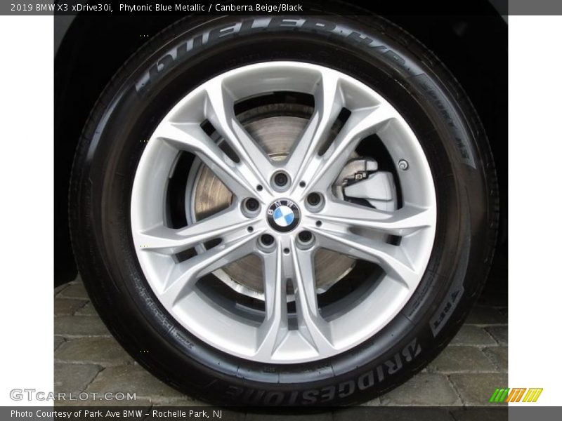 Phytonic Blue Metallic / Canberra Beige/Black 2019 BMW X3 xDrive30i