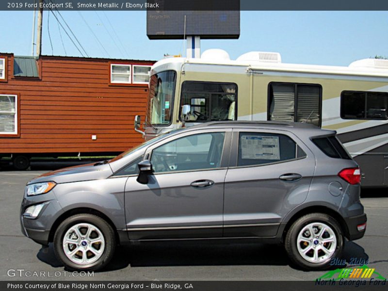 Smoke Metallic / Ebony Black 2019 Ford EcoSport SE