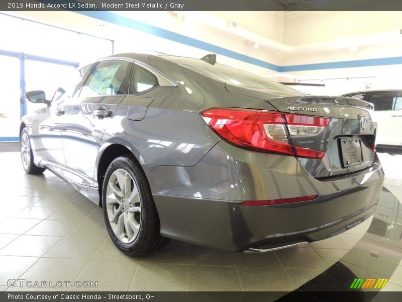 Modern Steel Metallic / Gray 2019 Honda Accord LX Sedan