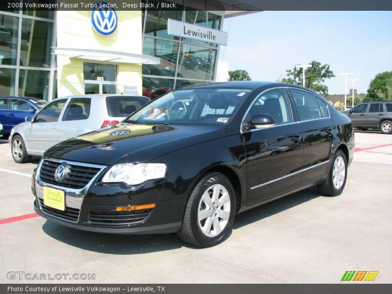 Deep Black / Black 2008 Volkswagen Passat Turbo Sedan
