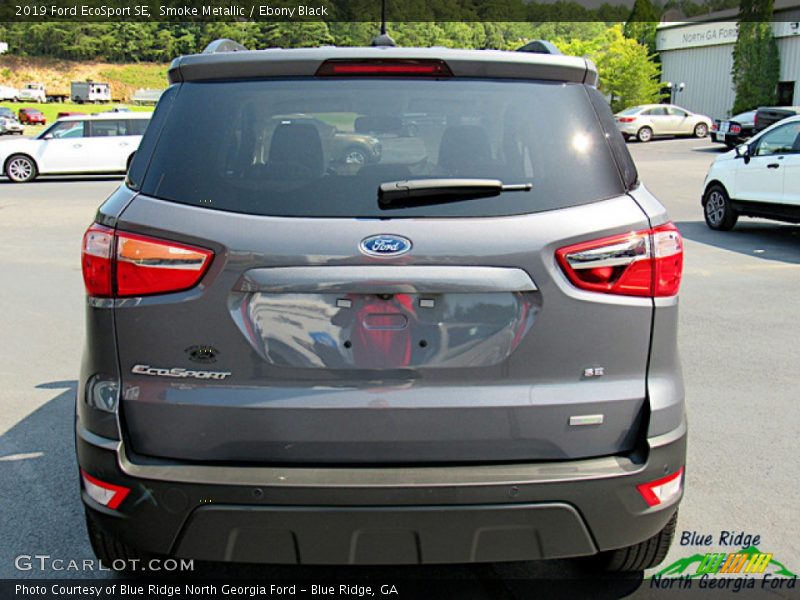 Smoke Metallic / Ebony Black 2019 Ford EcoSport SE