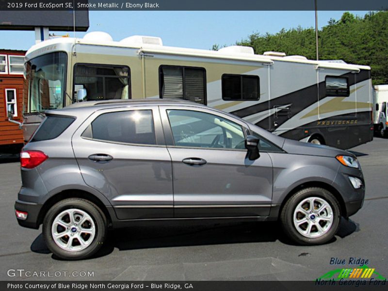 Smoke Metallic / Ebony Black 2019 Ford EcoSport SE