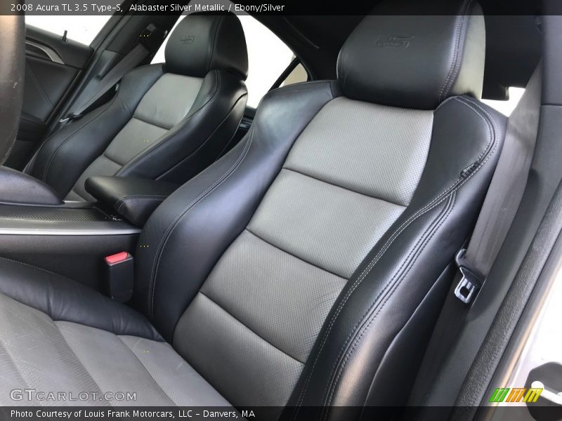 Alabaster Silver Metallic / Ebony/Silver 2008 Acura TL 3.5 Type-S