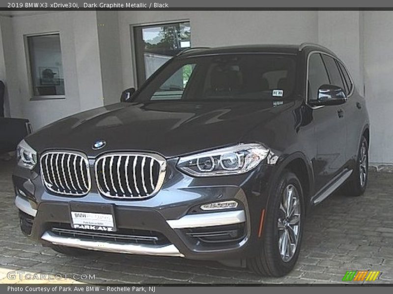 Dark Graphite Metallic / Black 2019 BMW X3 xDrive30i