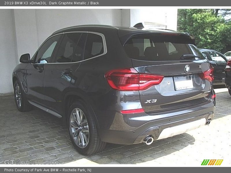 Dark Graphite Metallic / Black 2019 BMW X3 xDrive30i