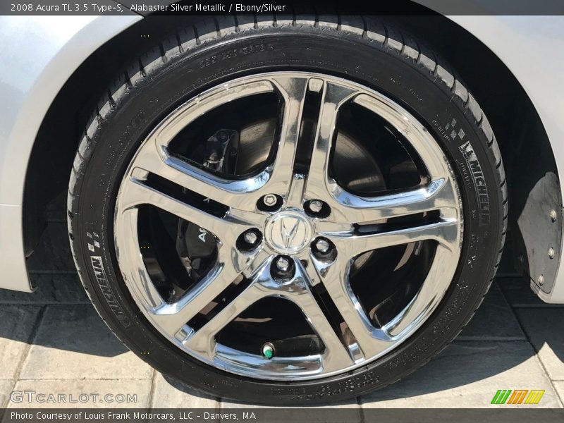 Alabaster Silver Metallic / Ebony/Silver 2008 Acura TL 3.5 Type-S