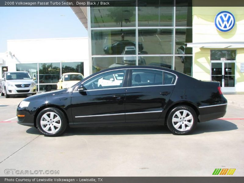 Deep Black / Black 2008 Volkswagen Passat Turbo Sedan