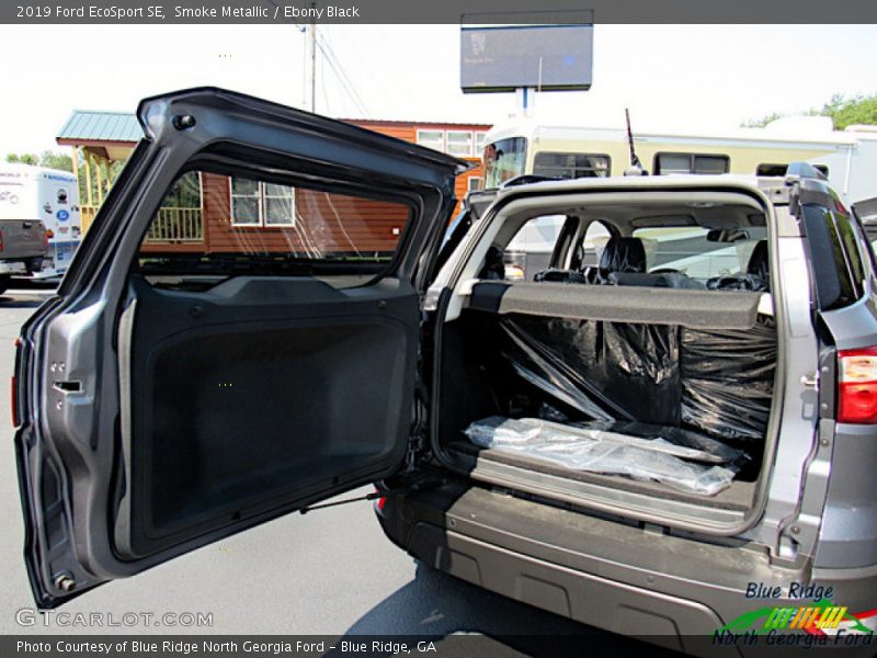 Smoke Metallic / Ebony Black 2019 Ford EcoSport SE