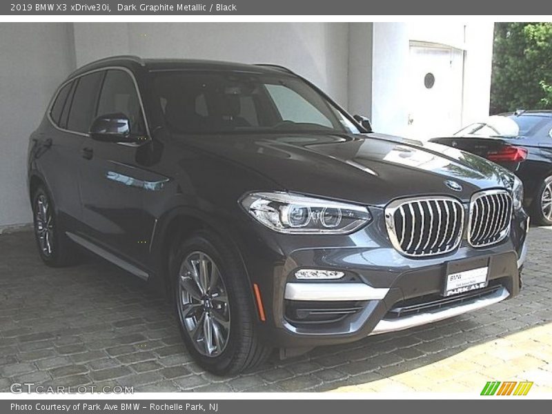 Dark Graphite Metallic / Black 2019 BMW X3 xDrive30i