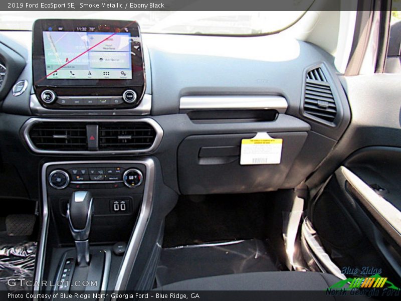 Smoke Metallic / Ebony Black 2019 Ford EcoSport SE