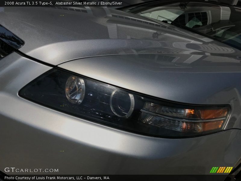 Alabaster Silver Metallic / Ebony/Silver 2008 Acura TL 3.5 Type-S