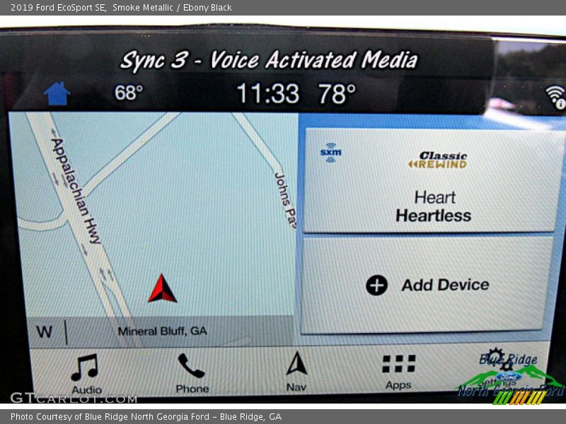 Smoke Metallic / Ebony Black 2019 Ford EcoSport SE