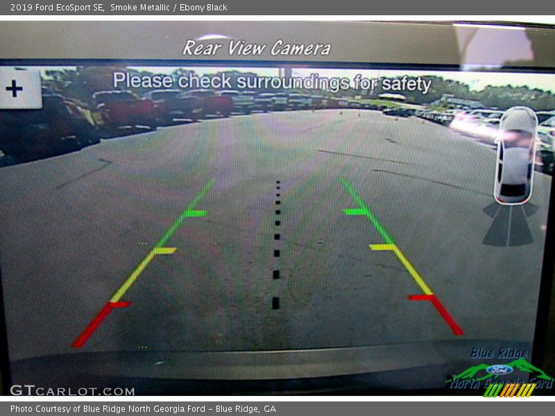 Smoke Metallic / Ebony Black 2019 Ford EcoSport SE