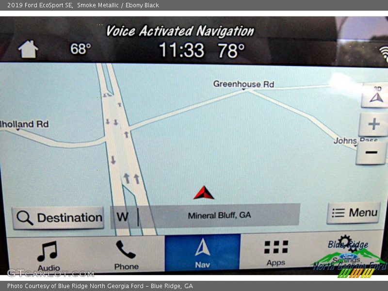 Smoke Metallic / Ebony Black 2019 Ford EcoSport SE