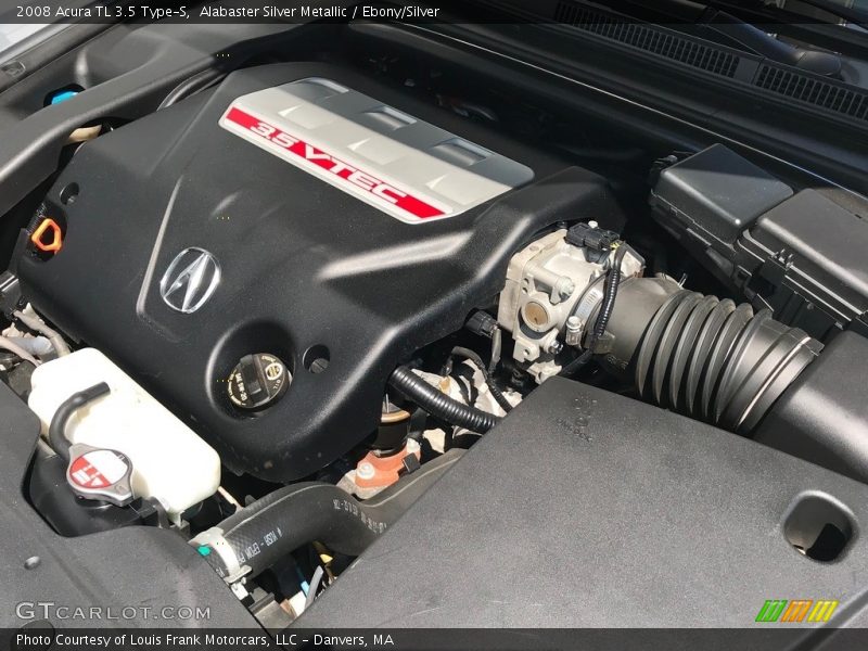 Alabaster Silver Metallic / Ebony/Silver 2008 Acura TL 3.5 Type-S