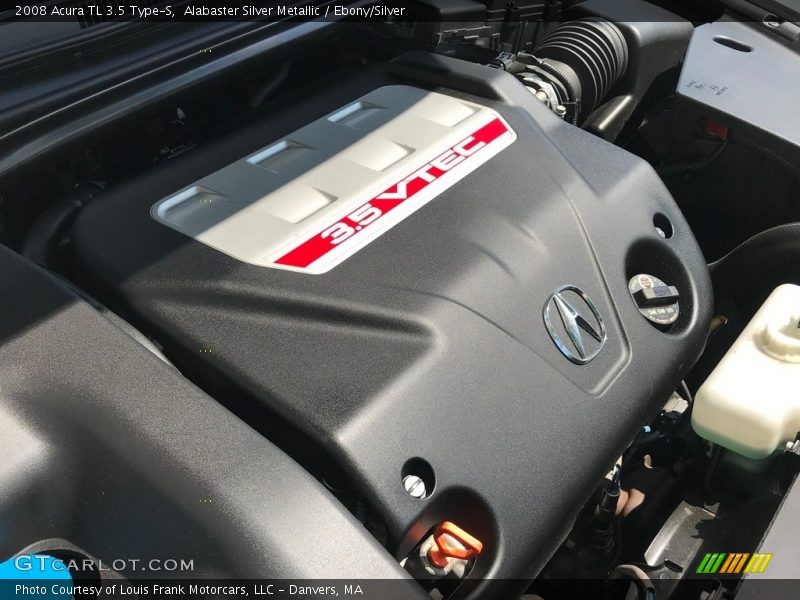Alabaster Silver Metallic / Ebony/Silver 2008 Acura TL 3.5 Type-S